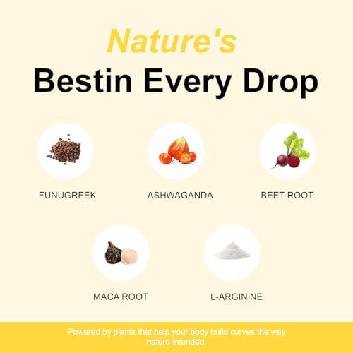 AMUA Vital Drops para Aumento de Peso, Gotas Líquidas Orgánicas de Maca con Ashwagandha, Fenogreco, Remolacha y L-Arginina Multivitamínico - imagen 4