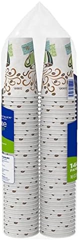 Vasos de Papel Aislados Dixie PerfecTouch para Bebidas Calientes/Frías, Coffee Haze, 16 Oz (144 Piezas) - imagen 2