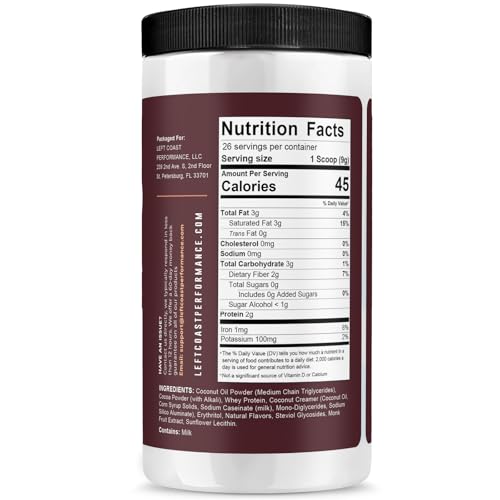 Keto Cocoa | Mezcla en Polvo de Chocolate Caliente Keto - Sin Azúcar, Bajo en Carbohidratos con Proteína y Aceite MCT - imagen 2