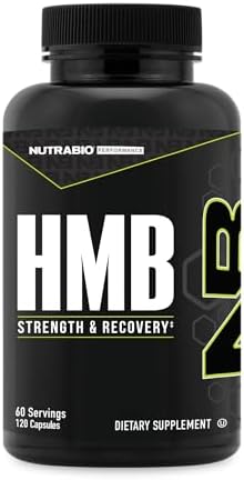 Suplemento HMB NutraBio, Aminoácido, 1000mg, 120 Cápsulas - imagen 1