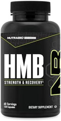 Suplemento HMB NutraBio, Aminoácido, 1000mg, 120 Cápsulas - imagen 1