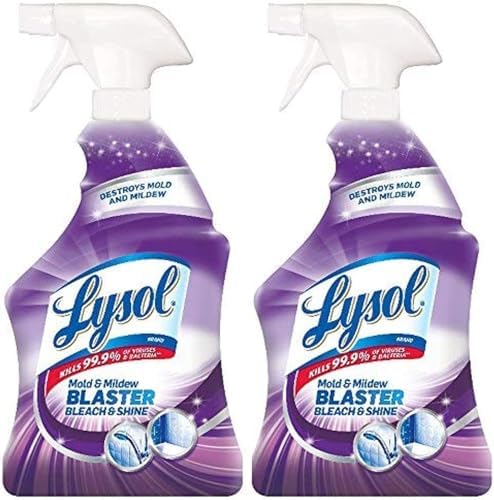 Lysol Removedor de Moho y Hongos, Paquete de 2 Limpiadores para Baño, Blanquea y Elimina Manchas en Azulejos, 32 oz. Cada uno - imagen 1