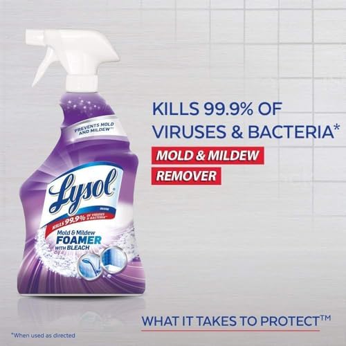 Lysol Removedor de Moho y Hongos, Paquete de 2 Limpiadores para Baño, Blanquea y Elimina Manchas en Azulejos, 32 oz. Cada uno - imagen 2