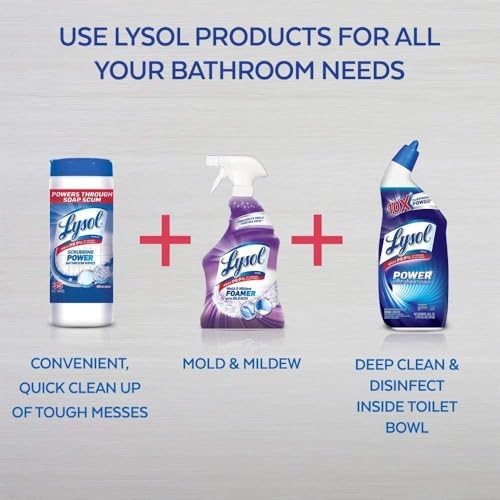 Lysol Removedor de Moho y Hongos, Paquete de 2 Limpiadores para Baño, Blanquea y Elimina Manchas en Azulejos, 32 oz. Cada uno - imagen 5