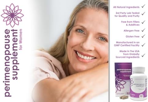 Suplemento para Perimenopausia VH Nutrition para Mujeres | Apoyo para Sofocos, Estado de Ánimo y Ciclo Menstrual | Fórmula 100% Herbal: Cohosh Negro, - imagen 3