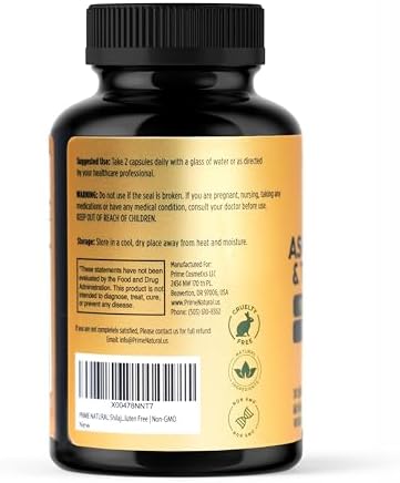 Shilajit 1000mg, Musgo Marino Irlandés 100mg, Ashwagandha 100mg, Tongkat Ali, Boro, Magnesio, PQQ y Más | 60 Cápsulas - Suministro para 30 Días | - imagen 3