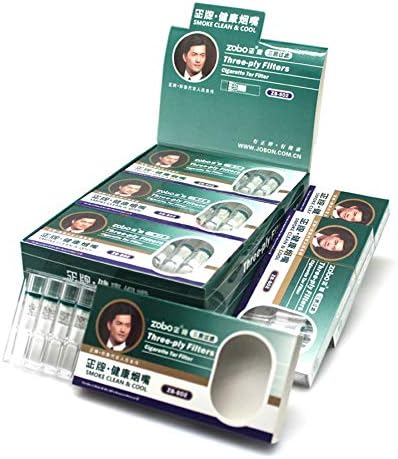 Filtros Desechables ZOBO para Cigarrillos - Tres Capas Microporosas, Reducción de Alquitrán y Manchas de Humo (120 por Paquete) Diseño Elegante y - imagen 1