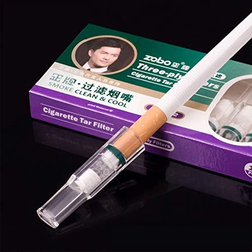 Filtros Desechables ZOBO para Cigarrillos - Tres Capas Microporosas, Reducción de Alquitrán y Manchas de Humo (120 por Paquete) Diseño Elegante y - imagen 7