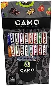 Caja Variada de 25 Piezas de Wraps Naturales CAMO Wraps Afghan con Hojas - imagen 1