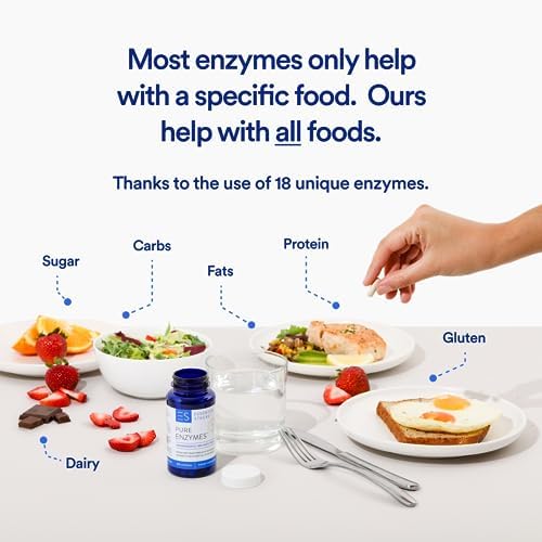 Enzimas Digestivas Esenciales Stacks (Sin Gluten, Lácteos ni Soja) - 18 Enzimas para la Digestión incl. Amilasa, Lipasa y Lactasa - Vegetariano y No - imagen 4