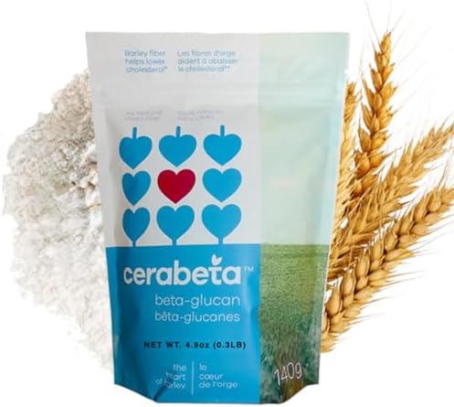 Suplemento diario en polvo Cerabeta de Beta-Glucano de cebada, fibra natural 4 en 1, ingrediente único, sin azúcar, no OGM. - imagen 1