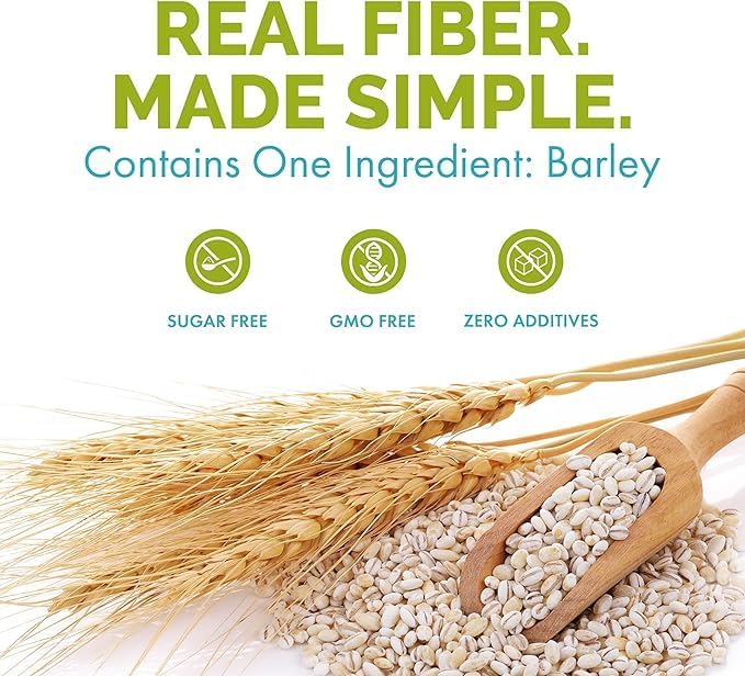 Suplemento diario en polvo Cerabeta de Beta-Glucano de cebada, fibra natural 4 en 1, ingrediente único, sin azúcar, no OGM. - imagen 2