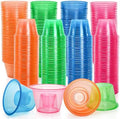 Paquete de 200 Vasos Plásticos Bomber Coloch, Vasos Desechables de Colores Variados para Bebidas, Shots y Fiestas - imagen 1