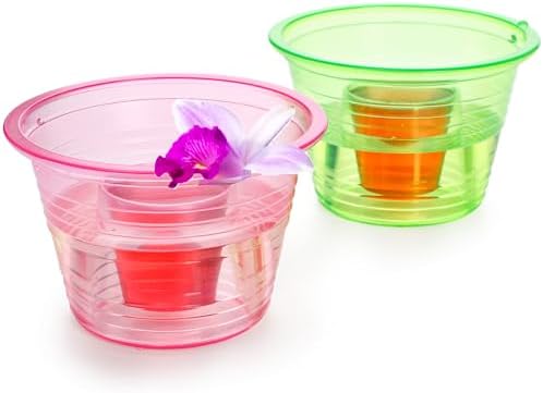 Paquete de 200 Vasos Plásticos Bomber Coloch, Vasos Desechables de Colores Variados para Bebidas, Shots y Fiestas - imagen 5