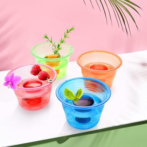 Paquete de 200 Vasos Plásticos Bomber Coloch, Vasos Desechables de Colores Variados para Bebidas, Shots y Fiestas - imagen 6