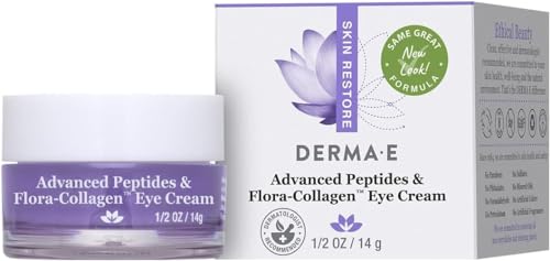 Crema para Ojos Derma E con Péptidos Avanzados y Colágeno Vegano – Tratamiento Hidratante y Reafirmante – 0.5oz - imagen 4