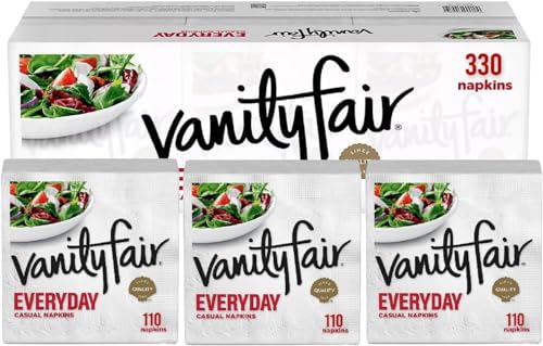 Servilletas desechables Vanity Fair Everyday - 110 servilletas de 2 capas (Paquete de 3) - Total de 330 servilletas - imagen 1