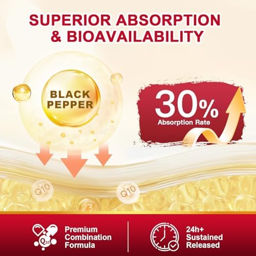 ZEBORA CoQ10 300mg con Trans-Resveratrol, PQQ y Vitamina E - Alta Absorción de Coenzima Q10 con BioPerine - Antioxidante Poderoso para Corazón y - imagen 6