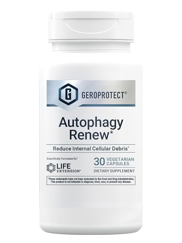 Life Extension GEROPROTECT® Autophagy Renew, Luteolina, piperlongum, soporte para la salud celular, envejecimiento saludable, 30 cápsulas - imagen 4