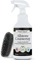Limpiador Final Touch AllStone para Encimeras – Spray Limpiador a Base de Plantas, Seguro para Piedras con Cepillo – Limpiador Diario para Granito, - imagen 1