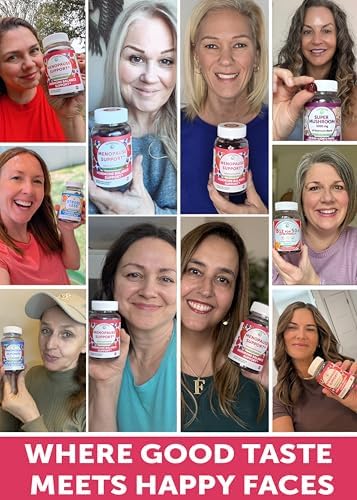 Gomitas Lunakai para Alivio de Menopausia Hechas en EUA – Suplementos Naturales con Black Cohosh y L-Theanine – Soporte Diario para Sofocos, Sudores - imagen 4