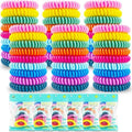 54 Pulseras Repelentes de Mosquitos Sin DEET + 60 Parches Antimosquitos para Niños y Adultos, Ideal para Camping, Pesca y Viajes - imagen 1