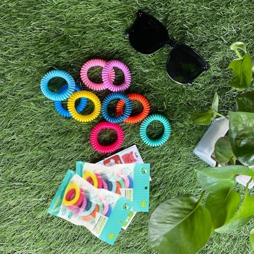 54 Pulseras Repelentes de Mosquitos Sin DEET + 60 Parches Antimosquitos para Niños y Adultos, Ideal para Camping, Pesca y Viajes - imagen 7