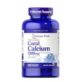 Calcio Coralino Triple Fuerza 1500mg de Puritan's Pride con Bone-Active™, Suplemento Dietético para Corazón, Nervios y Músculos, 120 Cápsulas de - imagen 1