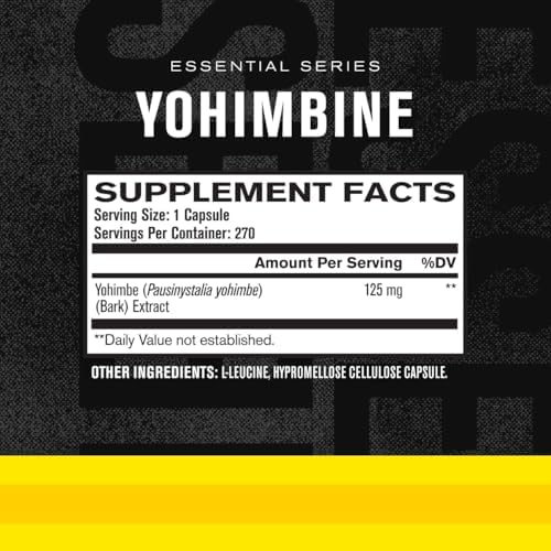 Suplemento Jacked Factory Yohimbina Extra Fuerte, 270 Cápsulas - Extracto Premium de Corteza de Yohimbe para Usuarios Avanzados - Recomposition - imagen 5