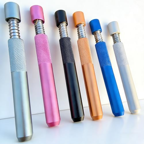 Juego de 6 Pipas Multicolor One Hitter de 3.25 pulgadas, Kit de Accesorios Metálicos Portátil y Duradero - imagen 1