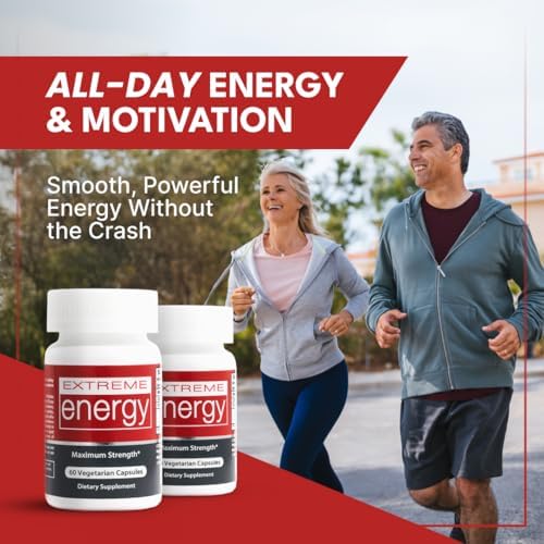 Píldoras de Energía Herbal Nitro Extreme - Aumento de 6 a 10 Horas, Sin Caídas ni Nerviosismo, Suplemento Natural de Energía Máxima para Hombres y - imagen 2
