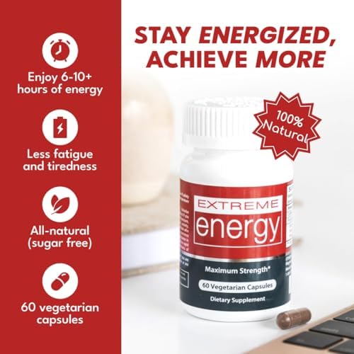 Píldoras de Energía Herbal Nitro Extreme - Aumento de 6 a 10 Horas, Sin Caídas ni Nerviosismo, Suplemento Natural de Energía Máxima para Hombres y - imagen 3