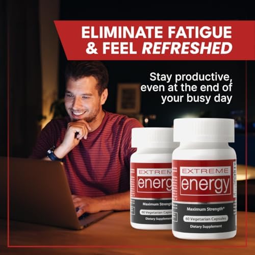 Píldoras de Energía Herbal Nitro Extreme - Aumento de 6 a 10 Horas, Sin Caídas ni Nerviosismo, Suplemento Natural de Energía Máxima para Hombres y - imagen 4