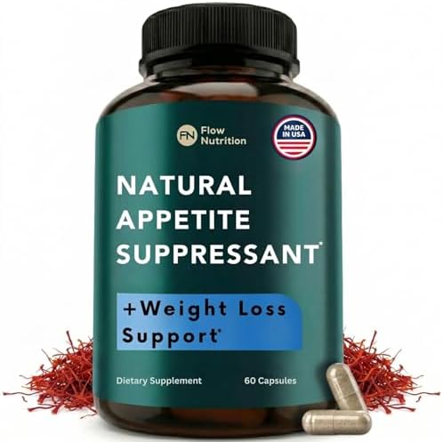 FLOWNUTRITION Suplemento Natural para el Control del Apetito – Apoyo a la Saciedad Sin Estimulantes – 60 Cápsulas Veganas - imagen 1