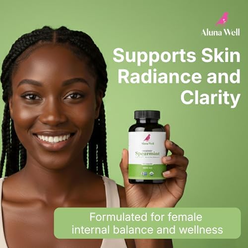 Cápsulas Orgánicas de Menta Verde Aluna Well – 1000mg Suplemento Herbal Vegano y No Transgénico – Bienestar Diario y Equilibrio – Alternativa al Té - imagen 2