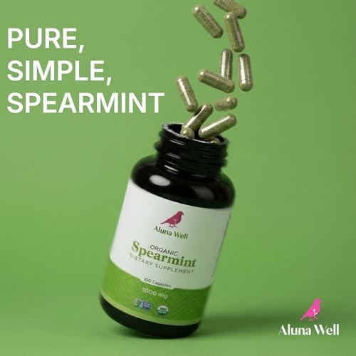 Cápsulas Orgánicas de Menta Verde Aluna Well – 1000mg Suplemento Herbal Vegano y No Transgénico – Bienestar Diario y Equilibrio – Alternativa al Té - imagen 6