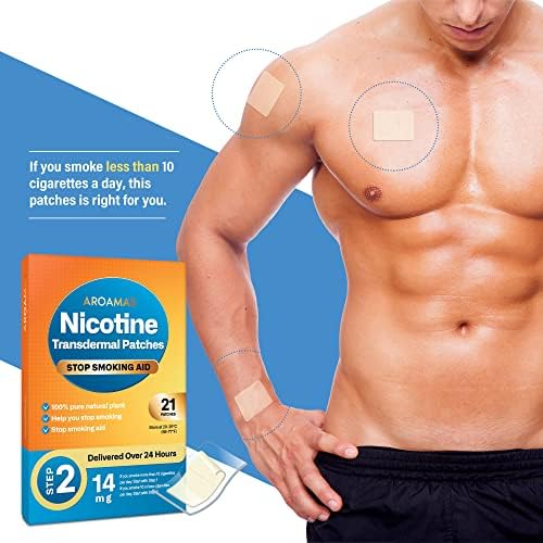 Parche de Nicotina para Dejar de Fumar, Sistema Transdérmico de 14mg (Paso 2) - Entrega en 24 Horas, Ayuda Efectiva para Dejar de Fumar - imagen 6