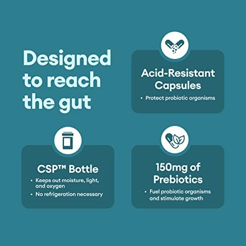 Probioticos para Principiantes Physician's CHOICE 15 Mil Millones CFU - 6 Cepas Diversas y Prebióticos Orgánicos para la Salud Digestiva y Malestares - imagen 4
