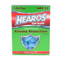 Tapones para oídos HEAROS Xtreme de espuma, 33dB NRR, 100 pares, reducción de ruido y protección auditiva - imagen 1