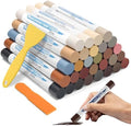 Kit de reparación de muebles Windspeed 30, 30+2P barras de masilla para madera, crayones de cera para pisos, gabinetes y zócalos (incluye 2 - imagen 1