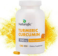 Cápsulas de Cúrcuma y Curcumina con Piperina - 500mg por cápsula, 120 piezas - Suplemento con pimienta negra para mejor absorción, sin OGM, sin gluten - imagen 1