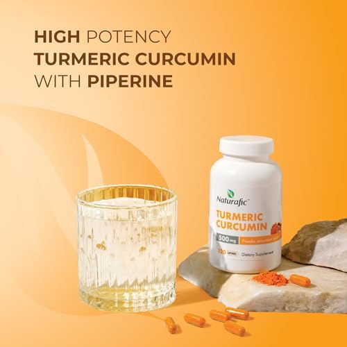 Cápsulas de Cúrcuma y Curcumina con Piperina - 500mg por cápsula, 120 piezas - Suplemento con pimienta negra para mejor absorción, sin OGM, sin gluten - imagen 3