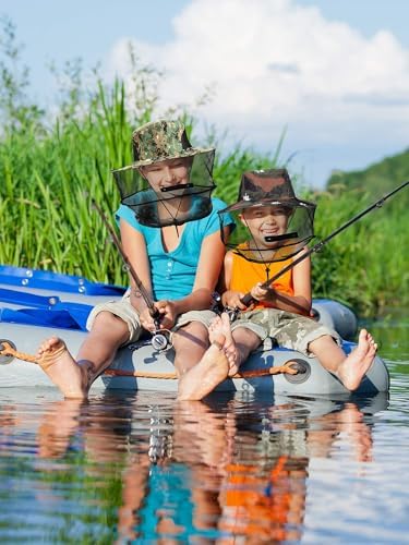 Sombrero con Red para Mosquitos, 4 Piezas, Protección Solar y contra Insectos, Plegable con Cremallera, Ideal para Pesca, Senderismo y Jardinería, 4 - imagen 6