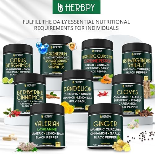 Suplemento de Raíz de Diente de León Herbpy 7500mg 6 en 1 para Digestión, Salud del Corazón e Inmunidad - Mezcla con Jengibre, Cúrcuma, Canela de - imagen 7