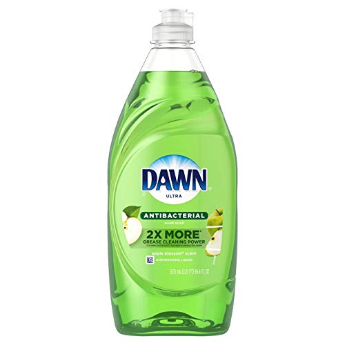 Paquete de 2 Dawn Ultra Jabón Antibacterial para Lavavajillas, Flor de Manzana 19.4 oz (Total 38.8 Fl. Oz.) - imagen 1