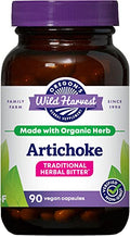 Suplemento Herbal Orgánico de Alcachofa Oregon's Wild Harvest, 90 Cápsulas - imagen 1