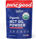 Polvo de Aceite MCT Orgánico PureGood con Fibra Prebiótica, 1 Libra (16 oz) | C8 y C10 de Coco | Crema para Café MCT Sin Sabor | No GMO, Vegano, - imagen 1