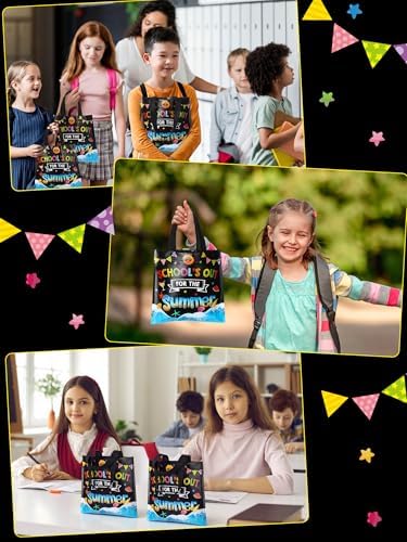 Yoojahow 30 Pzs Bolsas de Regalo para Estudiantes Fin de Curso con Asas, Bolsas de Dulces para Fiesta de Verano y Decoraciones de Playa - imagen 5