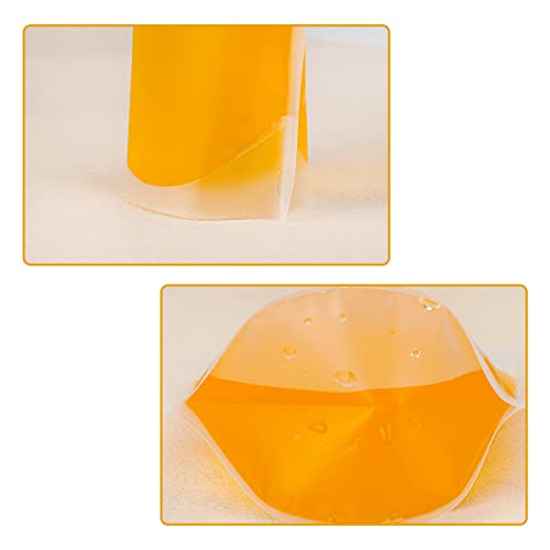 Tomnk 200 Piezas de Bolsas para Bebidas con 200 Popotes, Bolsas Reutilizables de Plástico Translúcido para Jugos y Smoothies - imagen 3
