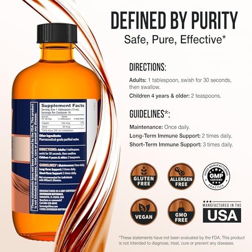 Sovereign Copper Bio-Active: Suplemento 4 en 1 para Articulaciones, Huesos, Cabello, Piel y Uñas, 8 fl oz (237 mL) - imagen 4